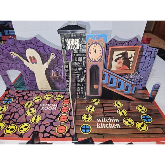Vintage Which Witch? Board Game 1970 Milton Bradley 4012 - Picture 4 of 5